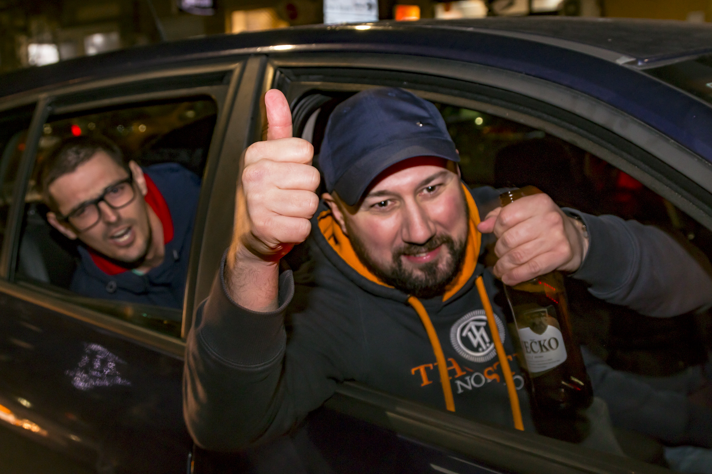 Slavlje nakon pobjede Hrvatske