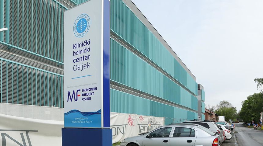 Radovi na zgradi OHPB-a osječkoga KBC-a pri samom kraju