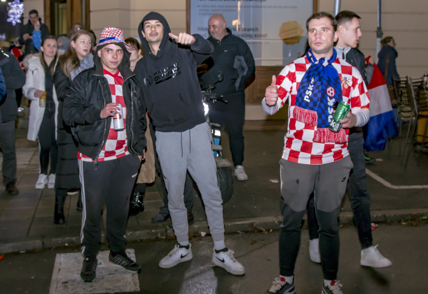 Slavlje u Osijeku nakon pobjede nad Brazilom 2022.