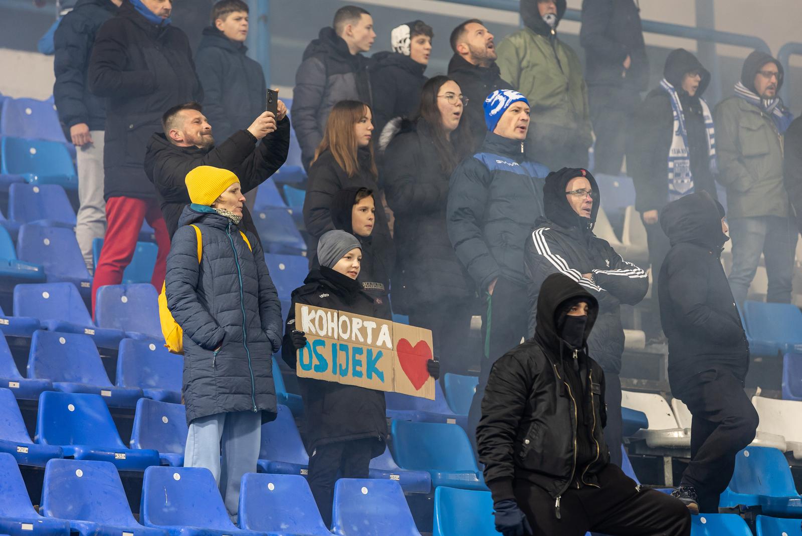 Navijači na treningu NK Osijeka