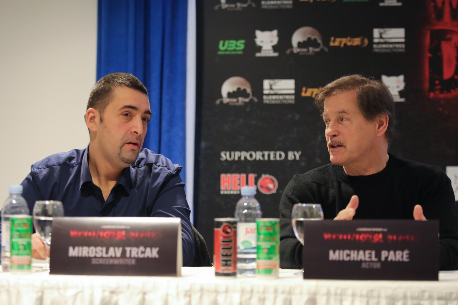 Konferencija za novinare povodom snimanja filma Wrongful Death u Belom Manastiru Konferencija za novinare povodom snimanja filma Wrongful Death u Belom Manastiru