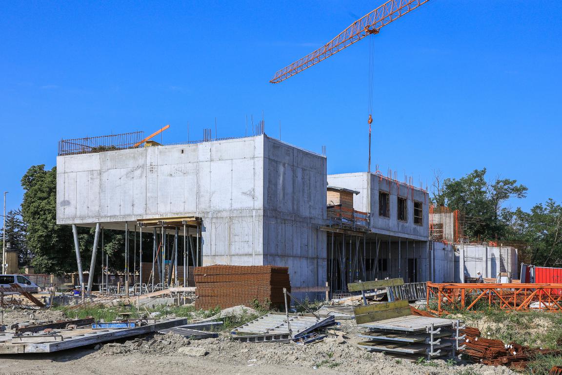 Izgradnja I. gimnazije, srpanj 2023.