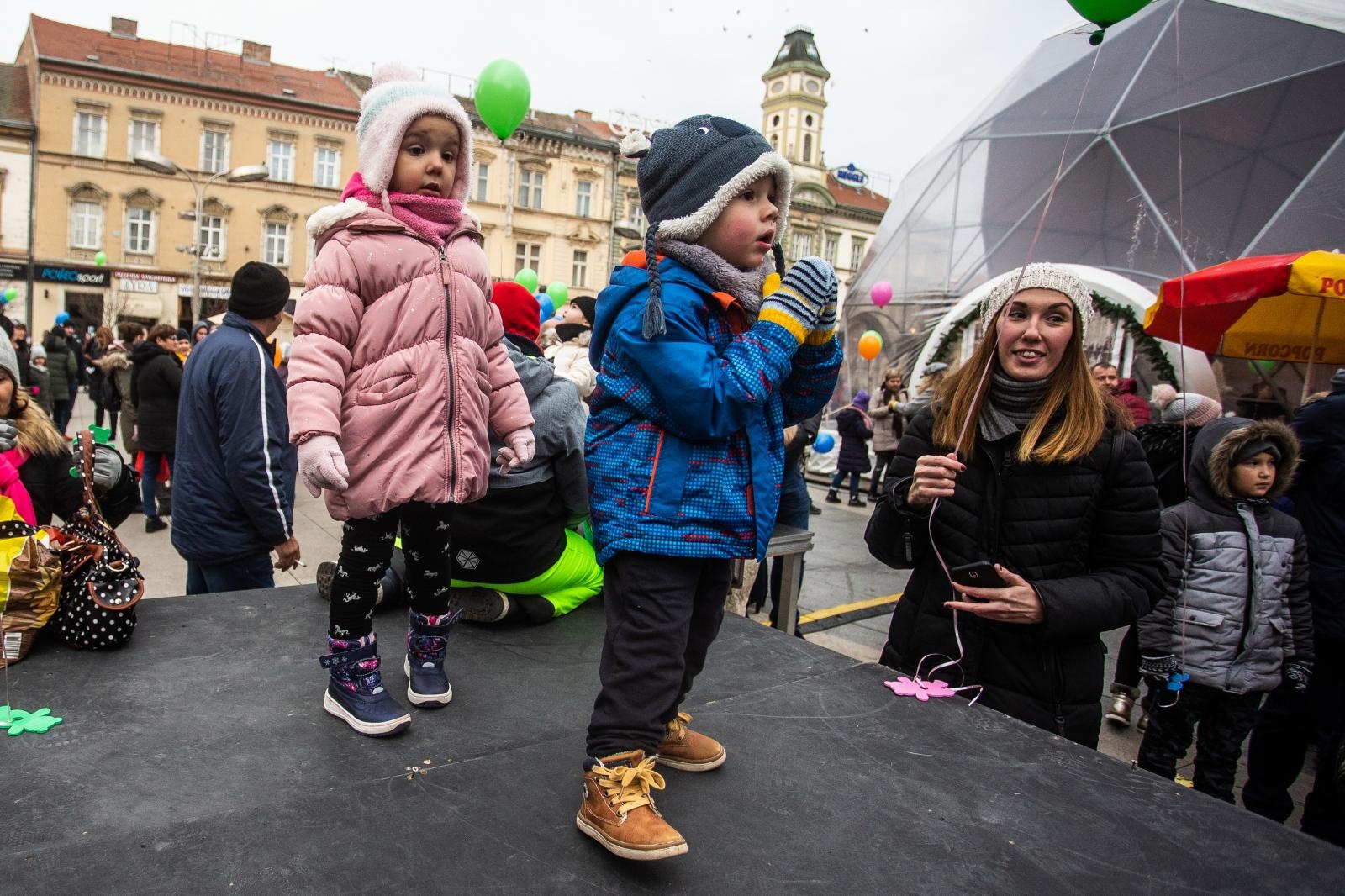 Doček dječje Nove godine u Osijeku