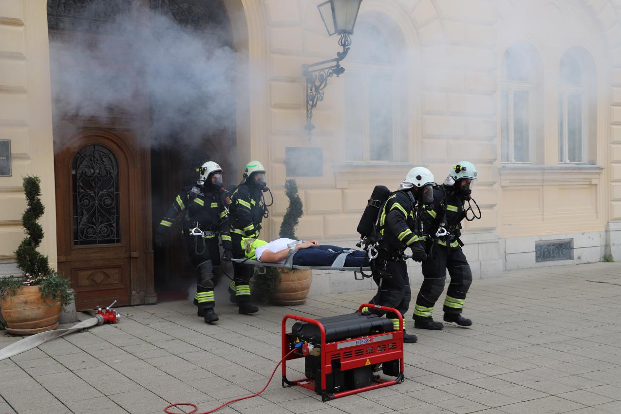 Pokazna vježba potvrdila spremnost operativnih snaga civilne zaštite OBŽ