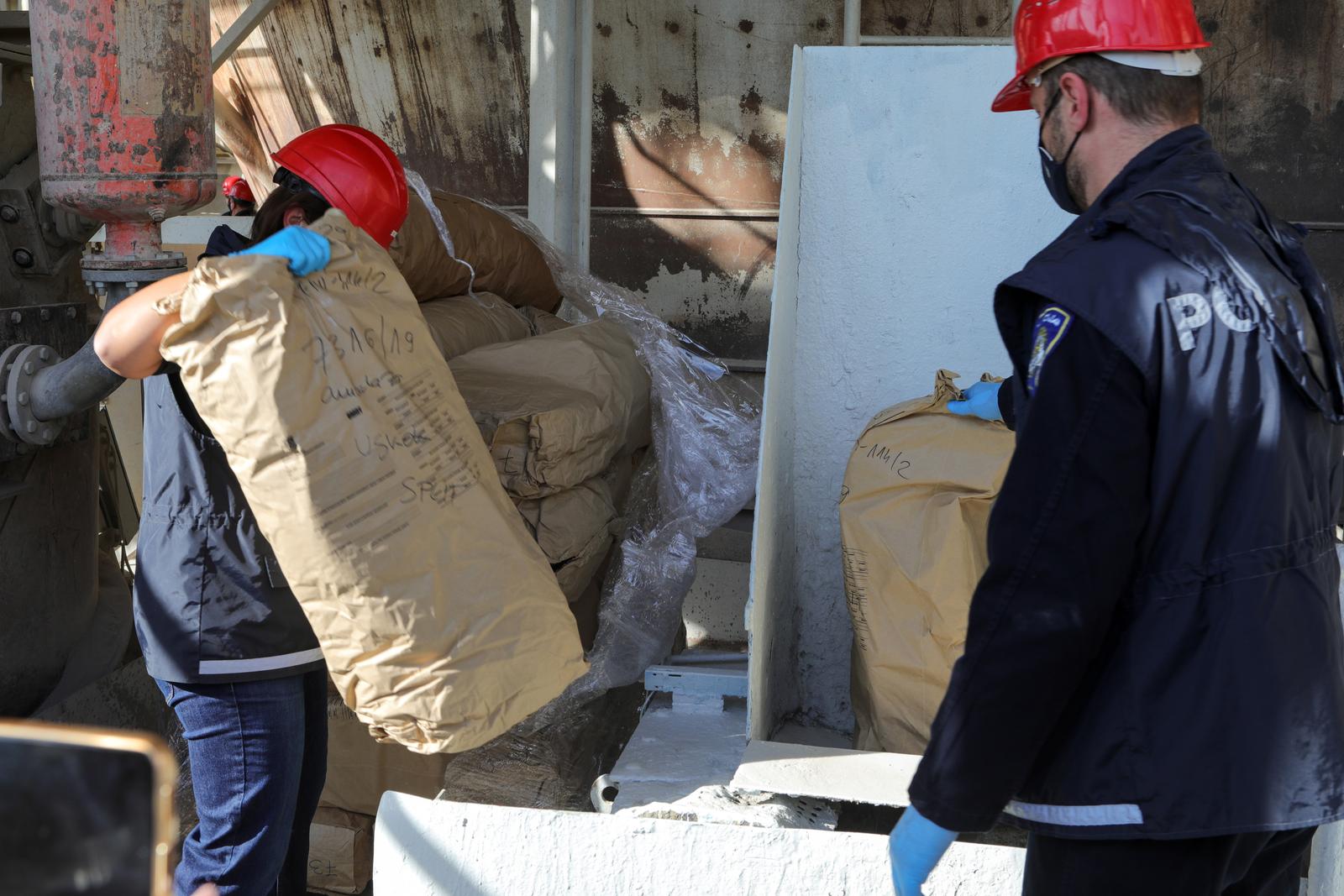 Spaljeno 2,1 tone droge u našičkoj cementari