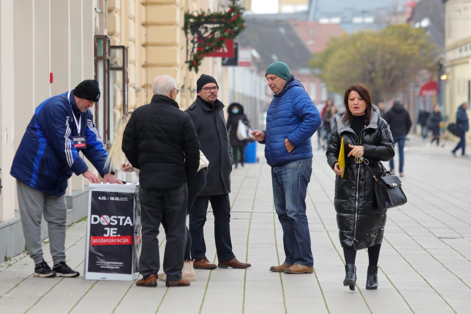 Prikupljanje potpisa za COVID referendum