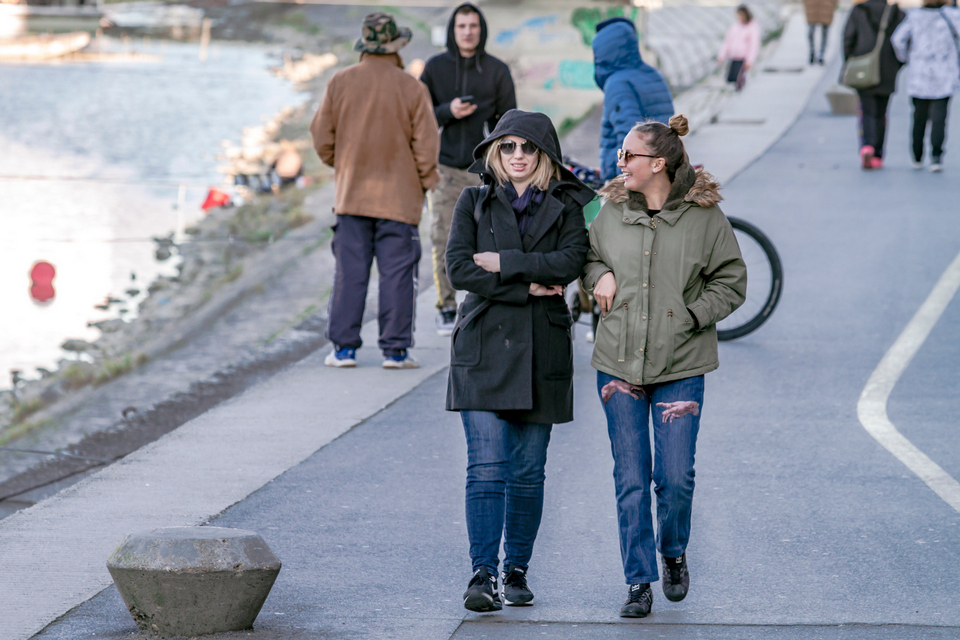 Osječane korona još nije uplašila – promenada puna šetača