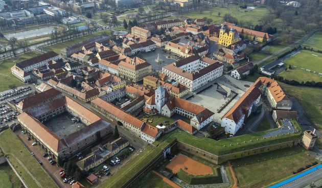 Tvrđa – pogled iz zraka, siječanj 2024. Tvrđa – pogled iz zraka, siječanj 2024.