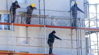 skela radnici građevina izgradnja