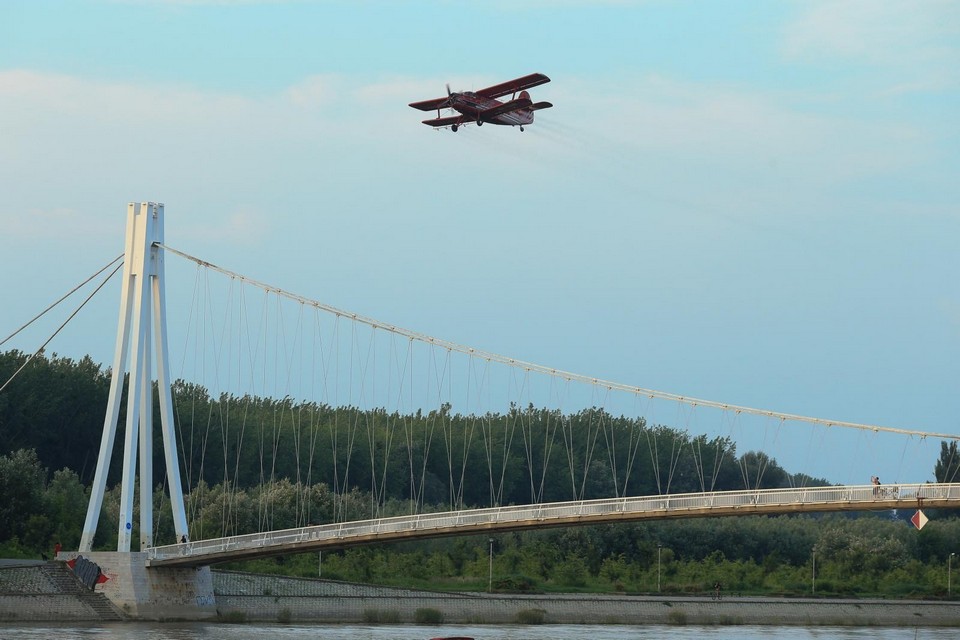 Aviotretiranjekomaraca nad Osijekom 27.6.2019.