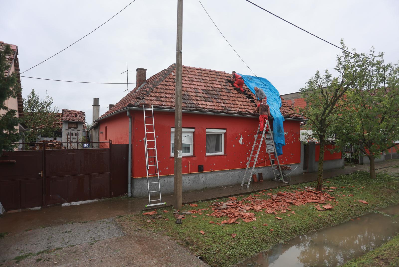 Nevrijeme poharalo općinu Bošnjaci, 1.7.2024.