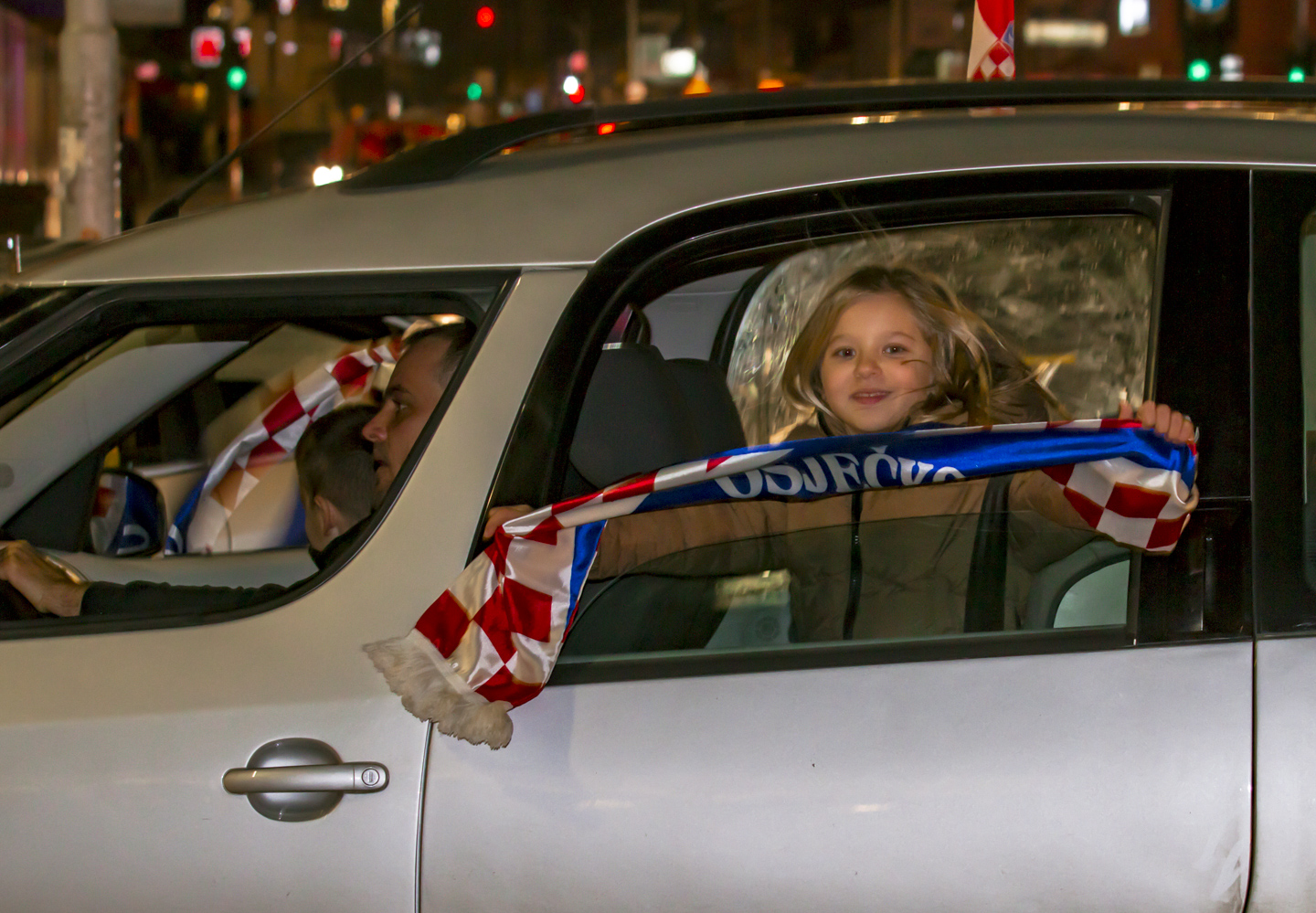 Slavlje nakon pobjede Hrvatske