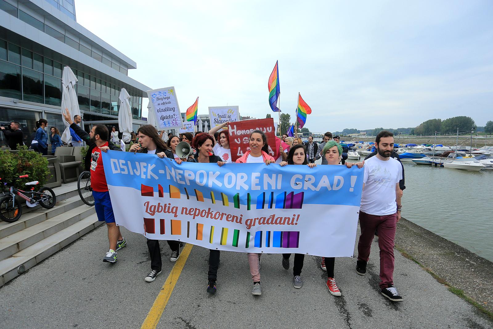 Parada ponosa Osijek 2014.