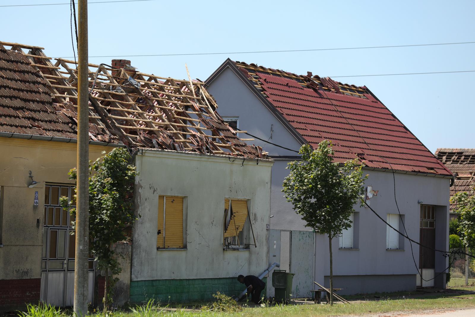 Nevrijeme u slavonskim selima