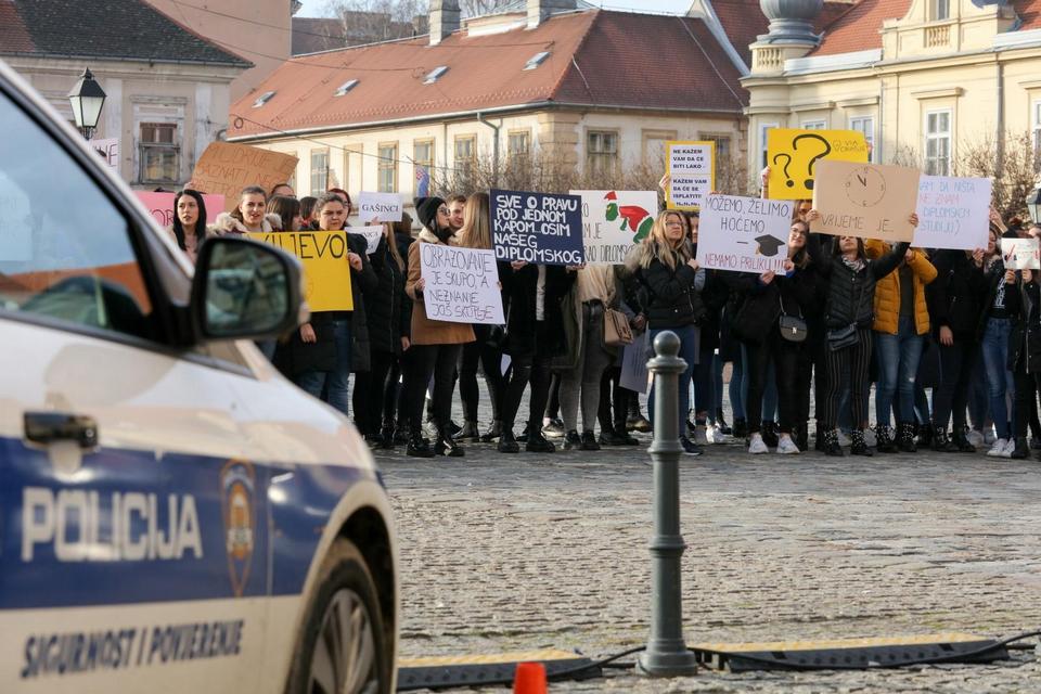 Prosvjedovali studenti Socijalnog rada, traže diplomski studij