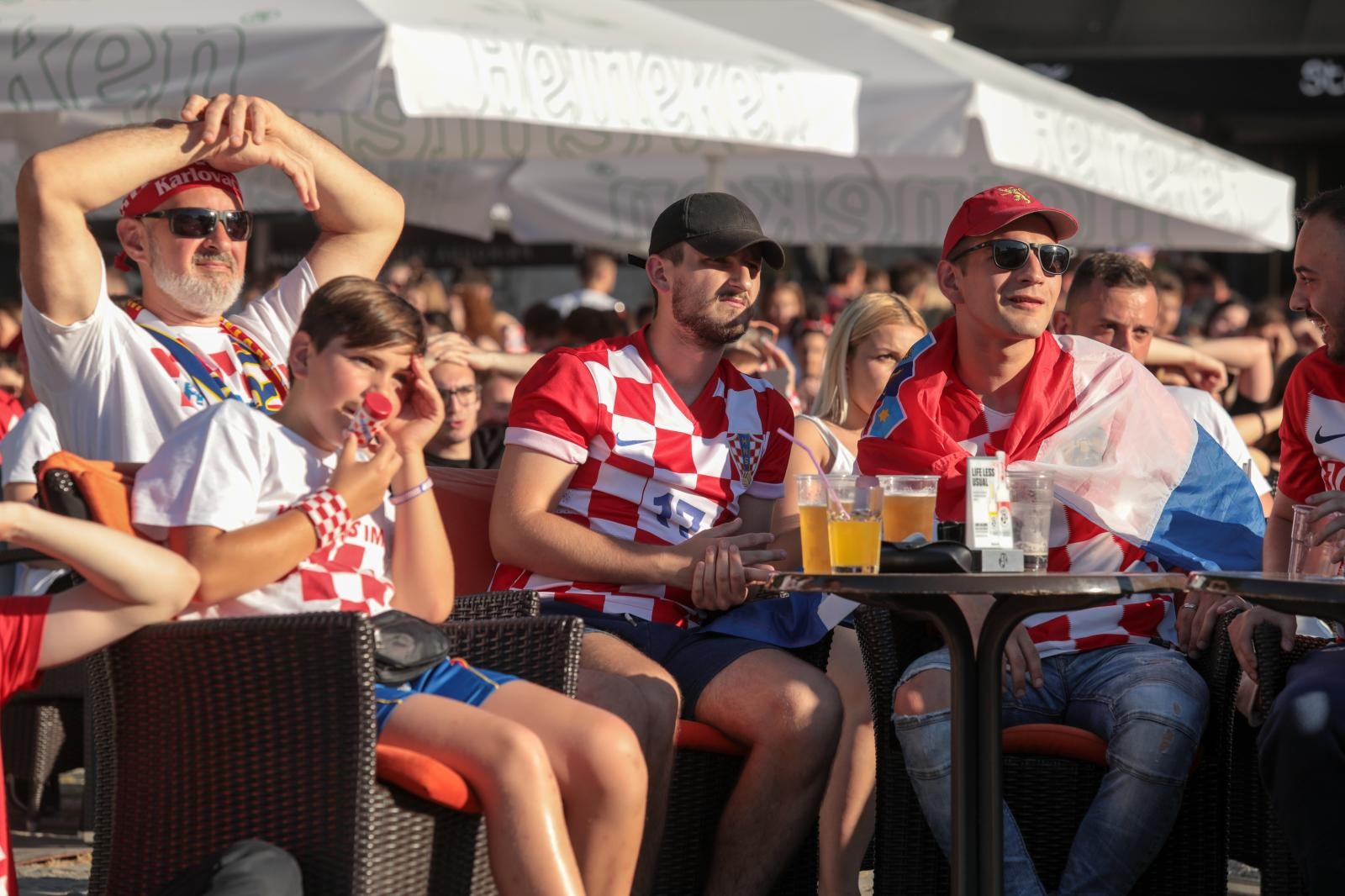 EURO 2020: Gledanje utakmice Hrvatska-Španjolska u Tvrđi