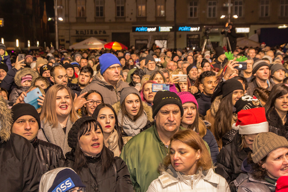 Doček Nove godine 2020. u Osijeku
