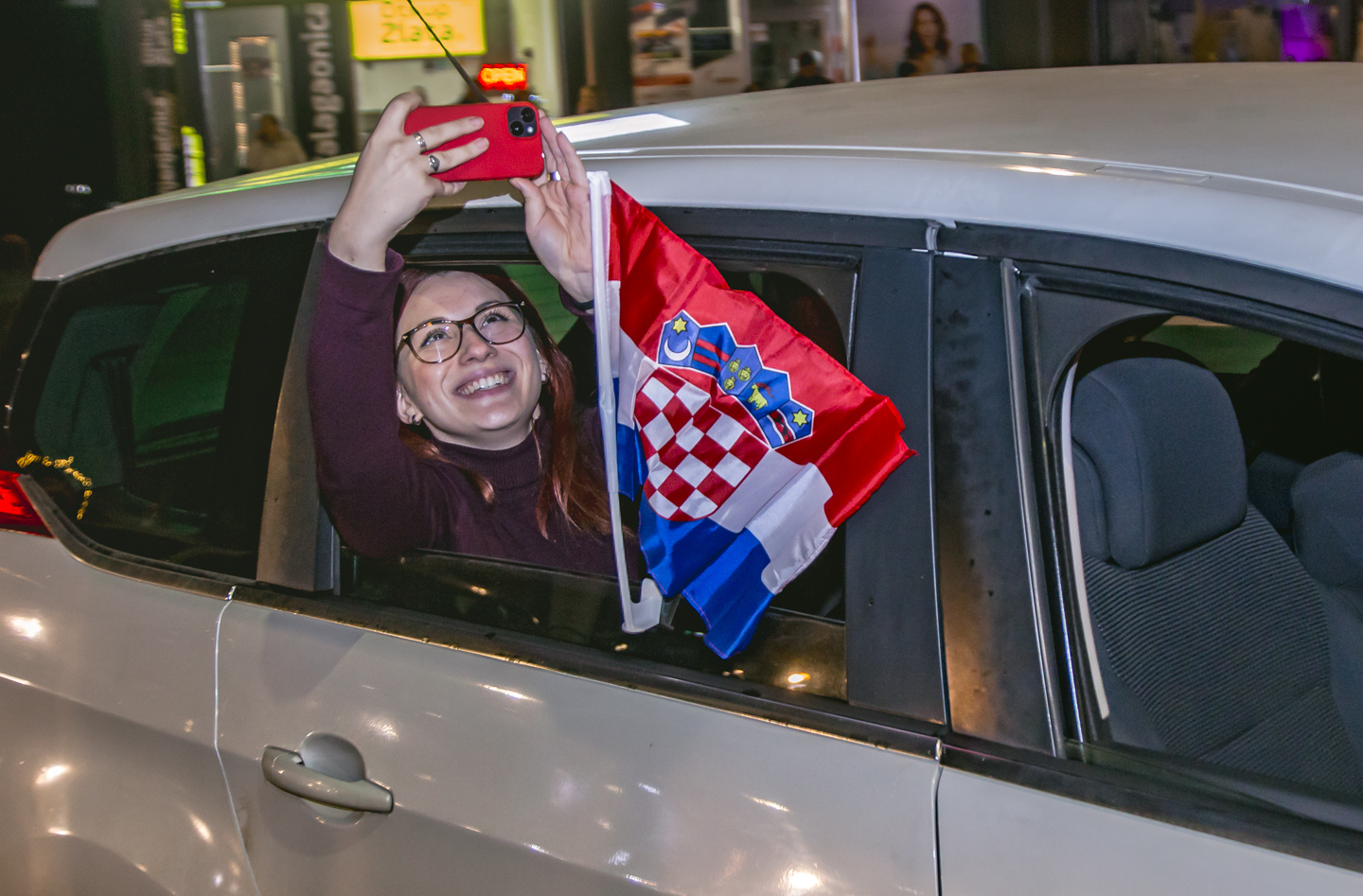 Slavlje u Osijeku nakon pobjede nad Brazilom 2022.