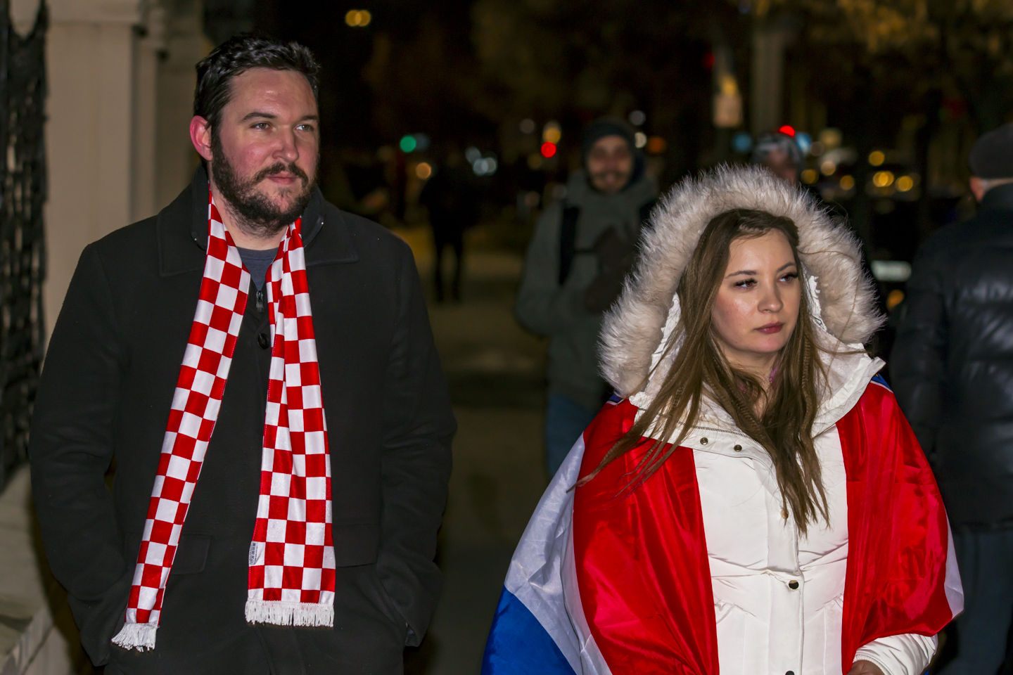 Slavlje nakon pobjede Hrvatske