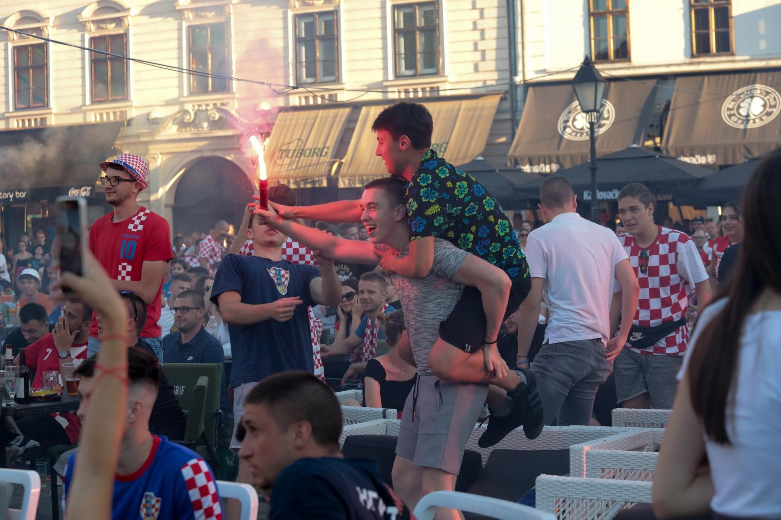 EURO 2020: Gledanje utakmice Hrvatska-Španjolska u Tvrđi