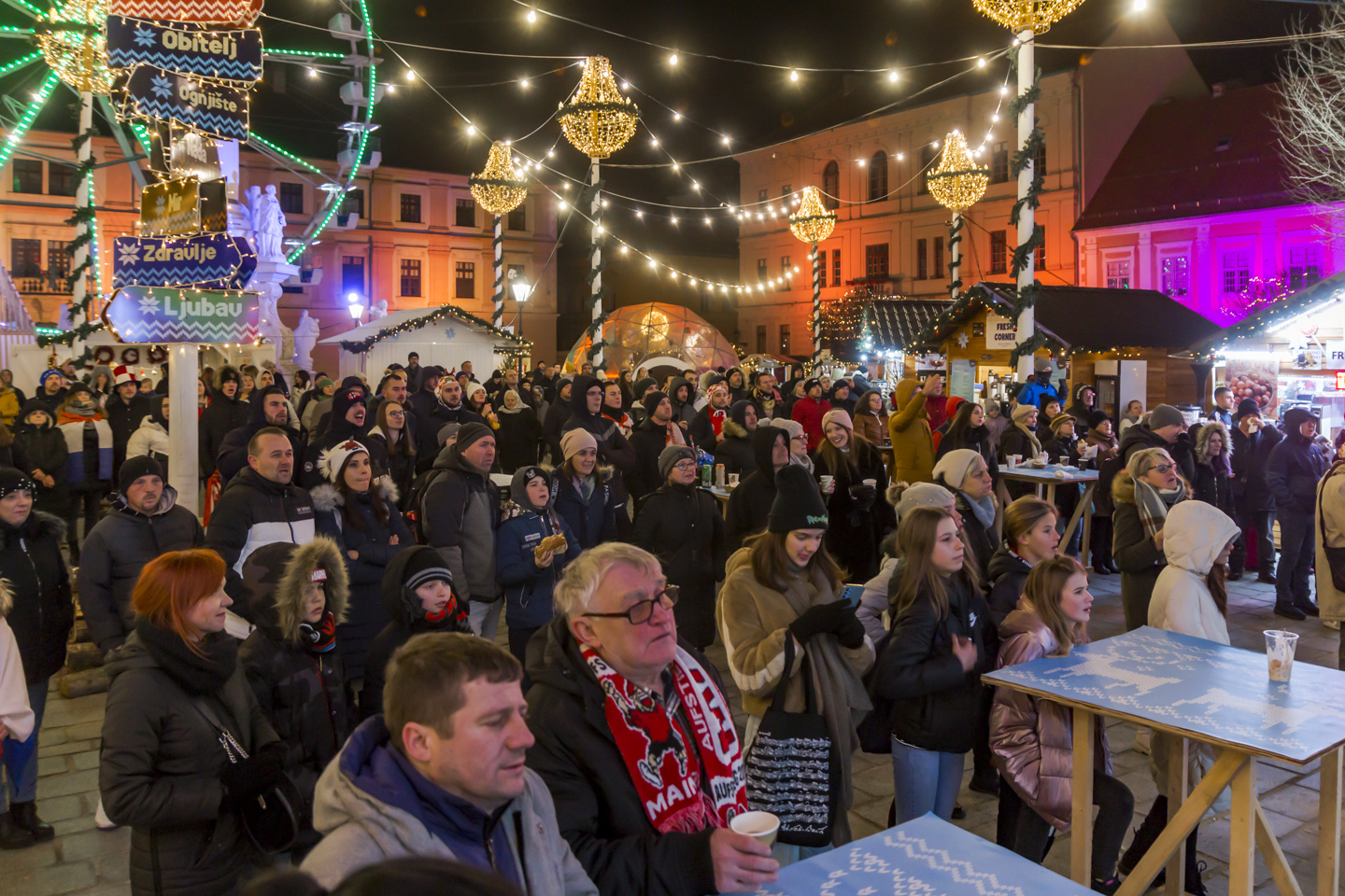 Slavlje nakon pobjede Hrvatske