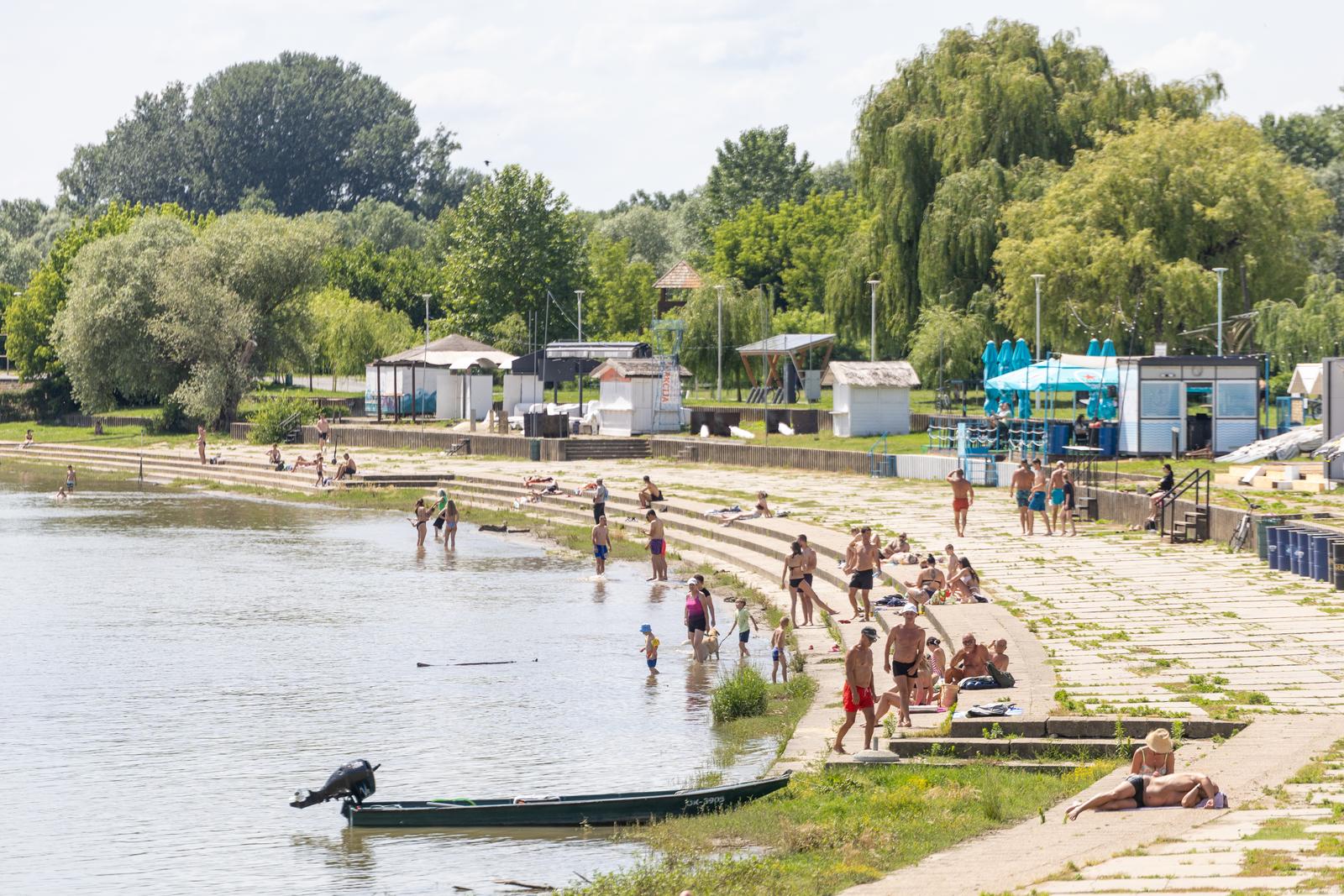 Kupanje na Dravi lipanj 2024.