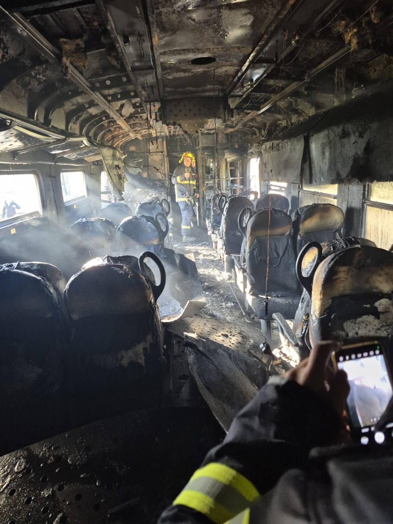 Požar vlaka u Velikoj