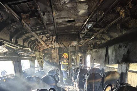 Požar vlaka u Velikoj Požar vlaka u Velikoj