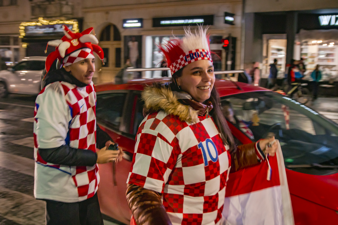 Slavlje u Osijeku nakon pobjede nad Brazilom 2022.