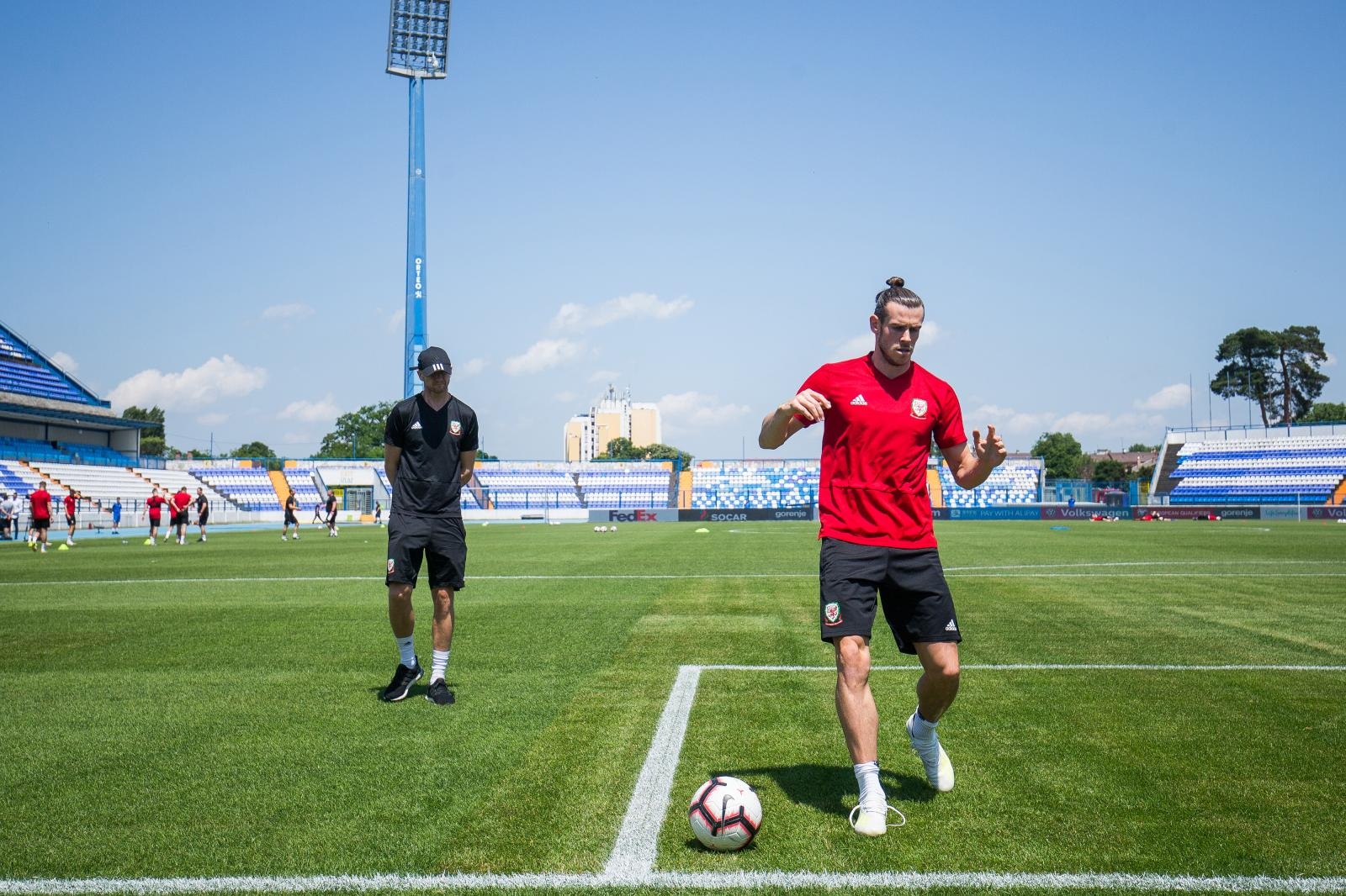 Gareth Bale i Ryan Giggs trenirali u Gradskom vrtu