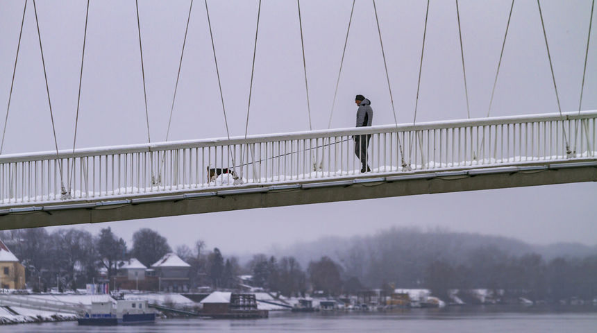 Snijeg u Osijeku, veljača 2023.