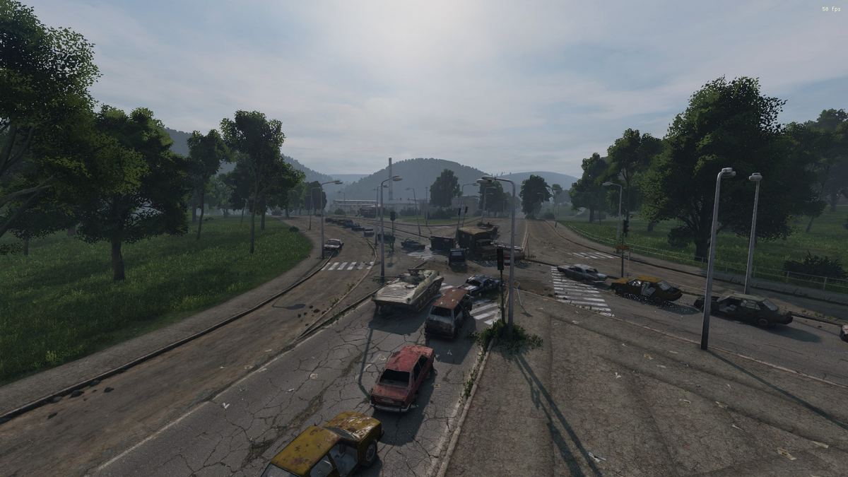 Križanje Europske avenije i Trpimirove (DayZ – mapa Esseker)