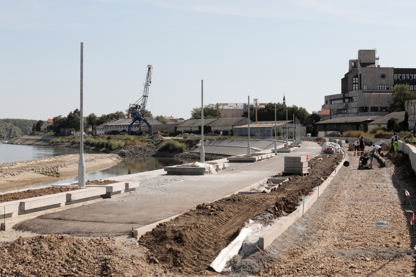 Izgradnja nastavka osječke promenade