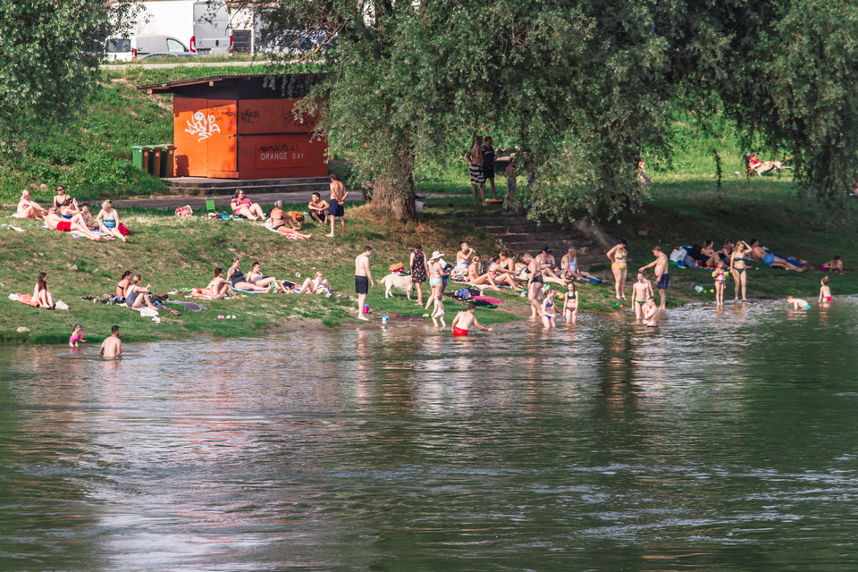 Kupanje na Dravi