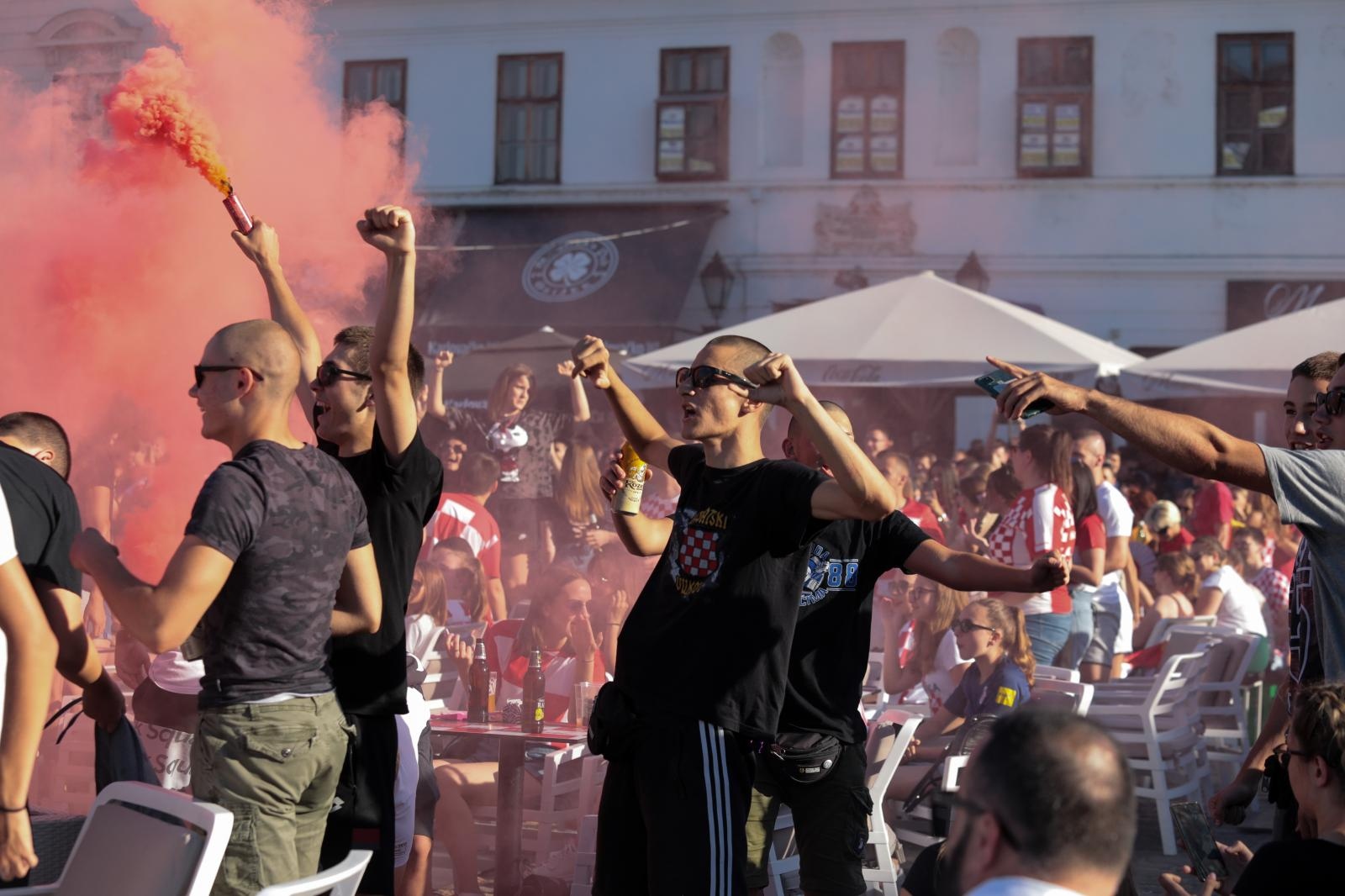EURO 2020: Gledanje utakmice Hrvatska-Španjolska u Tvrđi
