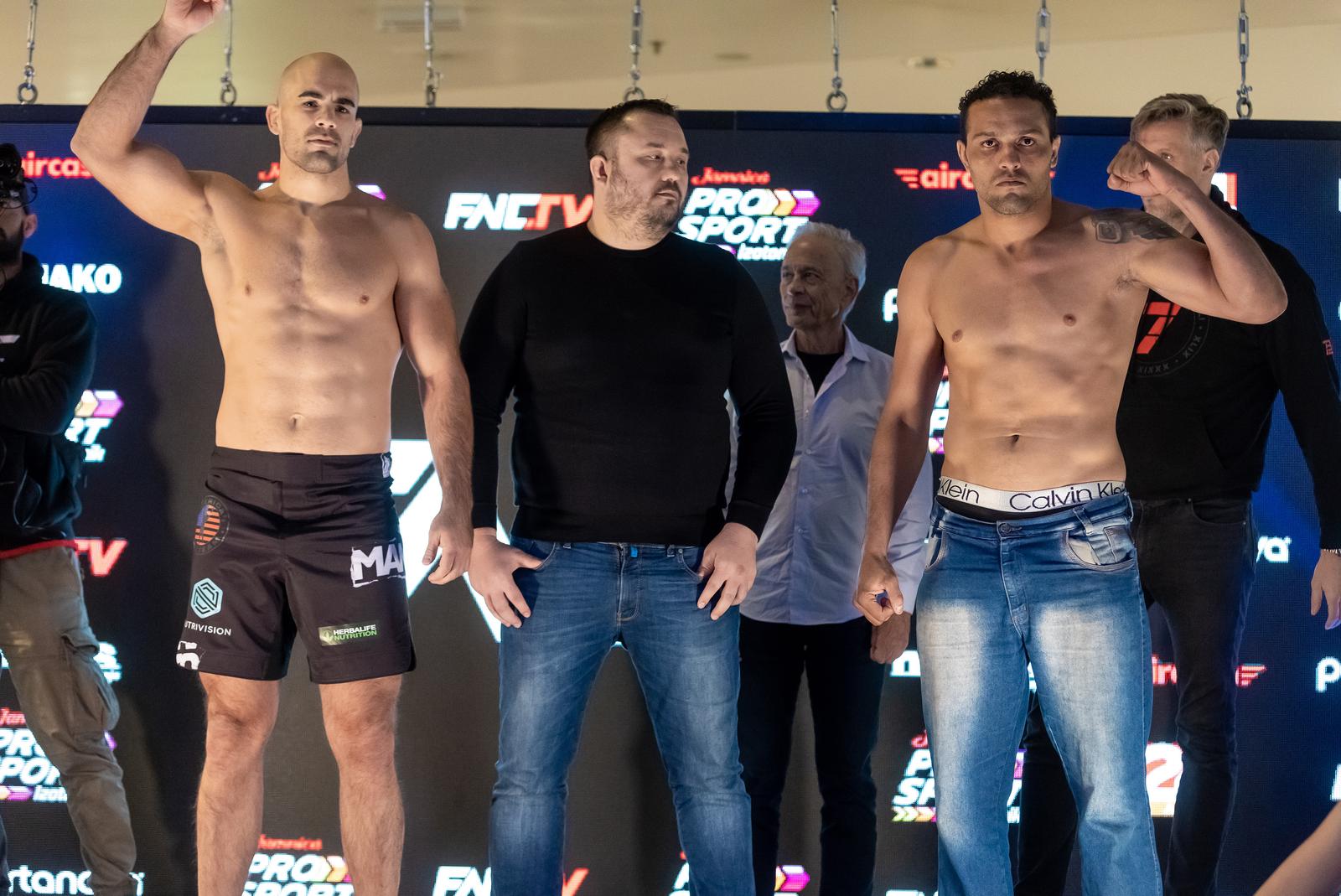 Službeno vaganje boraca za Armagedon finale i FNC 4