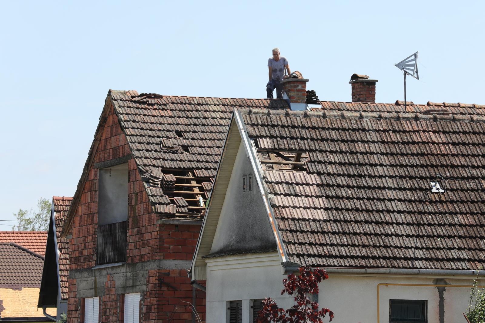 Nevrijeme u slavonskim selima