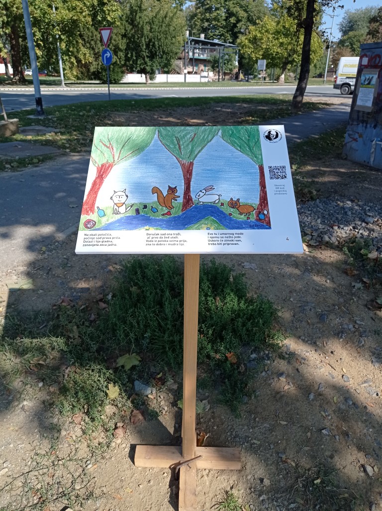 Slikovnica na otvorenom u Belišću