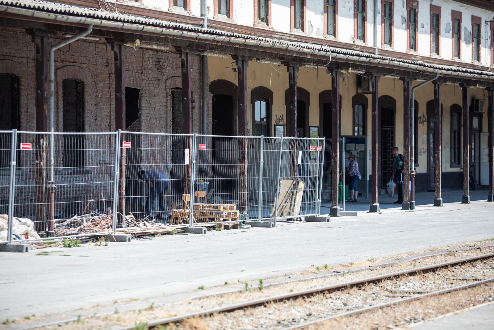 Srpanj 2021. – Radovi na osječkom željezničkom kolodvoru