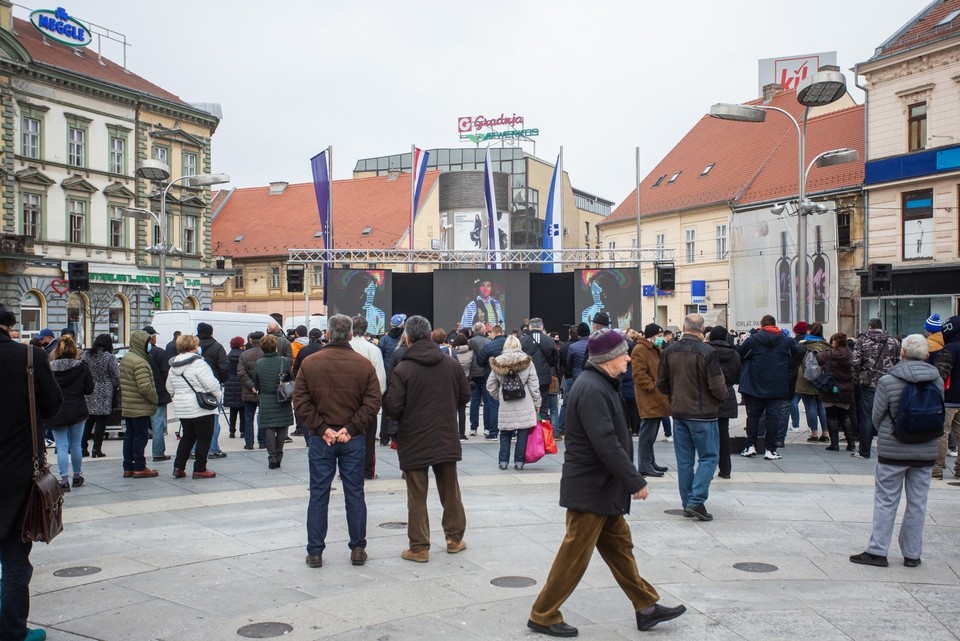 Osječki ispraćaj Krunoslava Kiće Slabinca