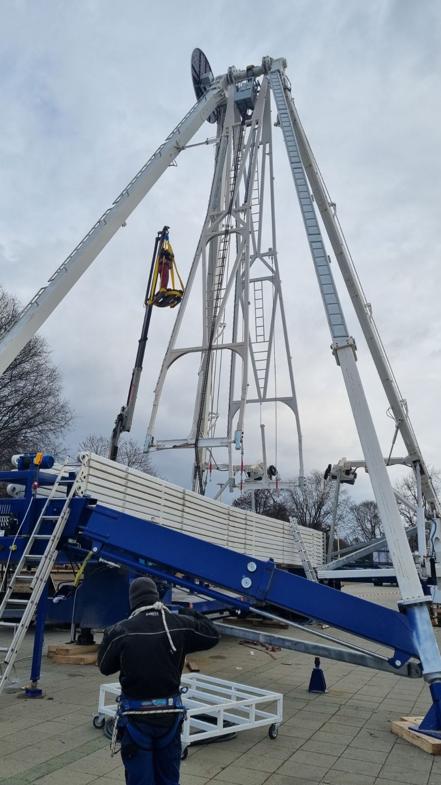 Napreduje podizanje osječkog ‘Ferris wheel-a’
