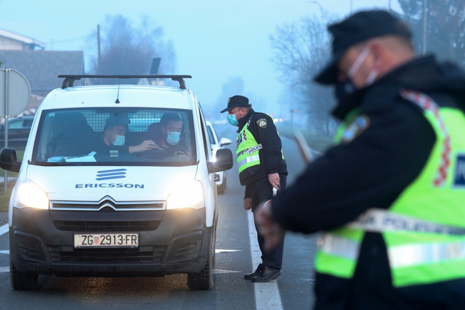 Provjera propusnica na Klisi