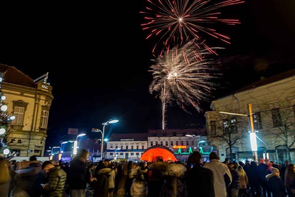 Doček Nove godine 2020. u Osijeku