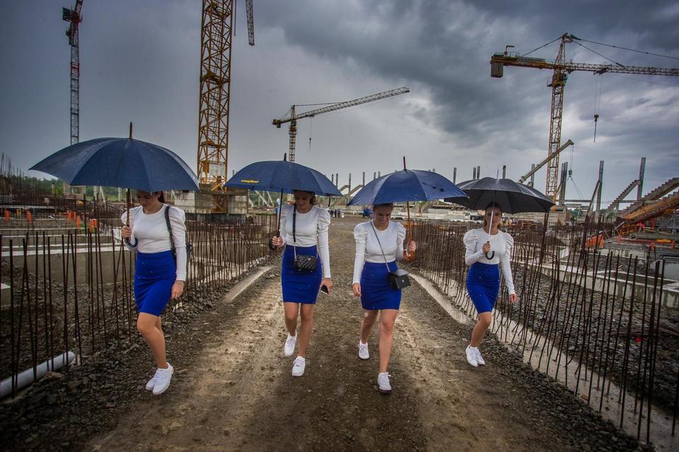 Kiša pokvarila nogometno-tenski spektakl na novom osječkom stadionu
