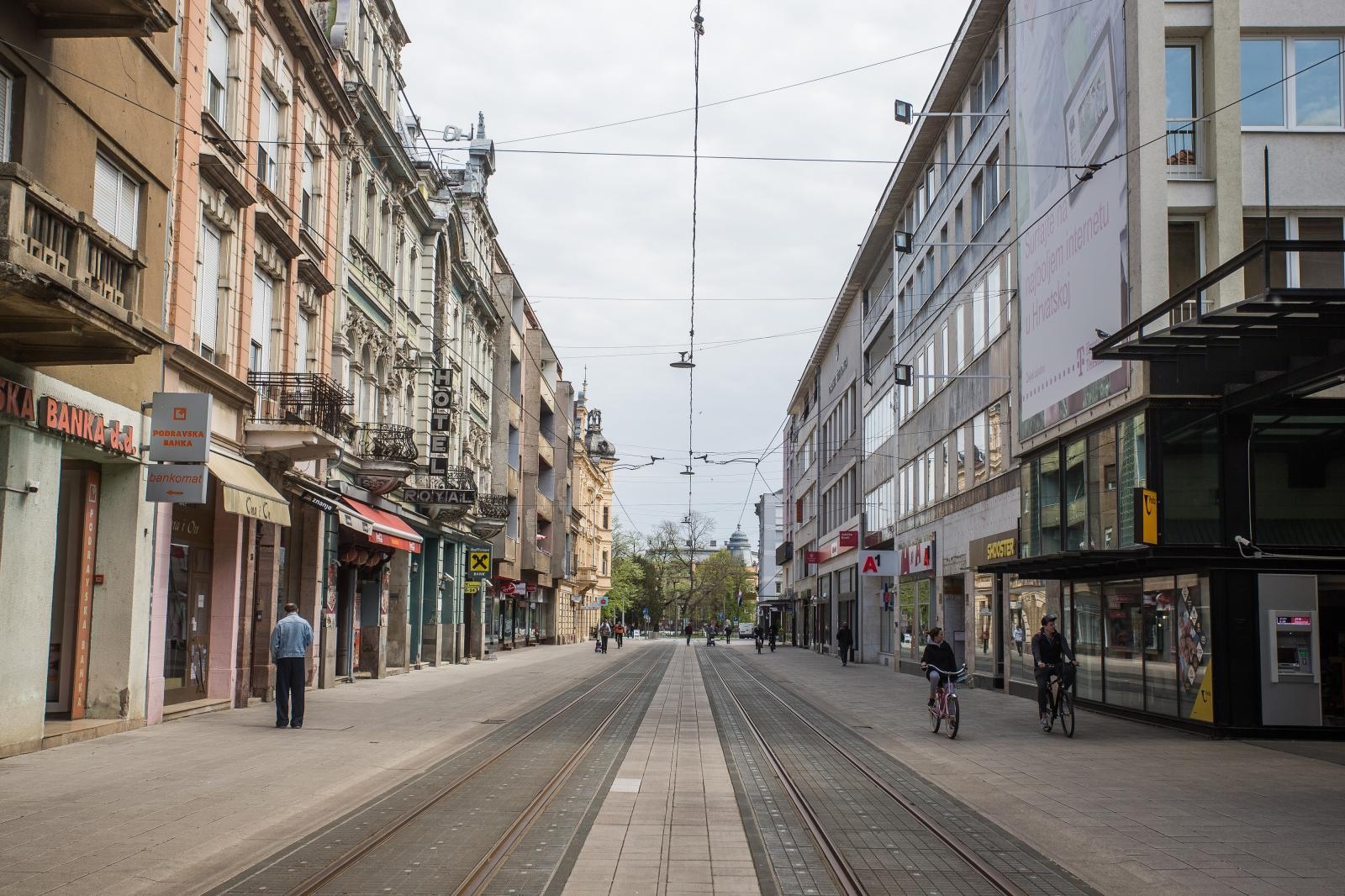Prazne ulice Osijeka