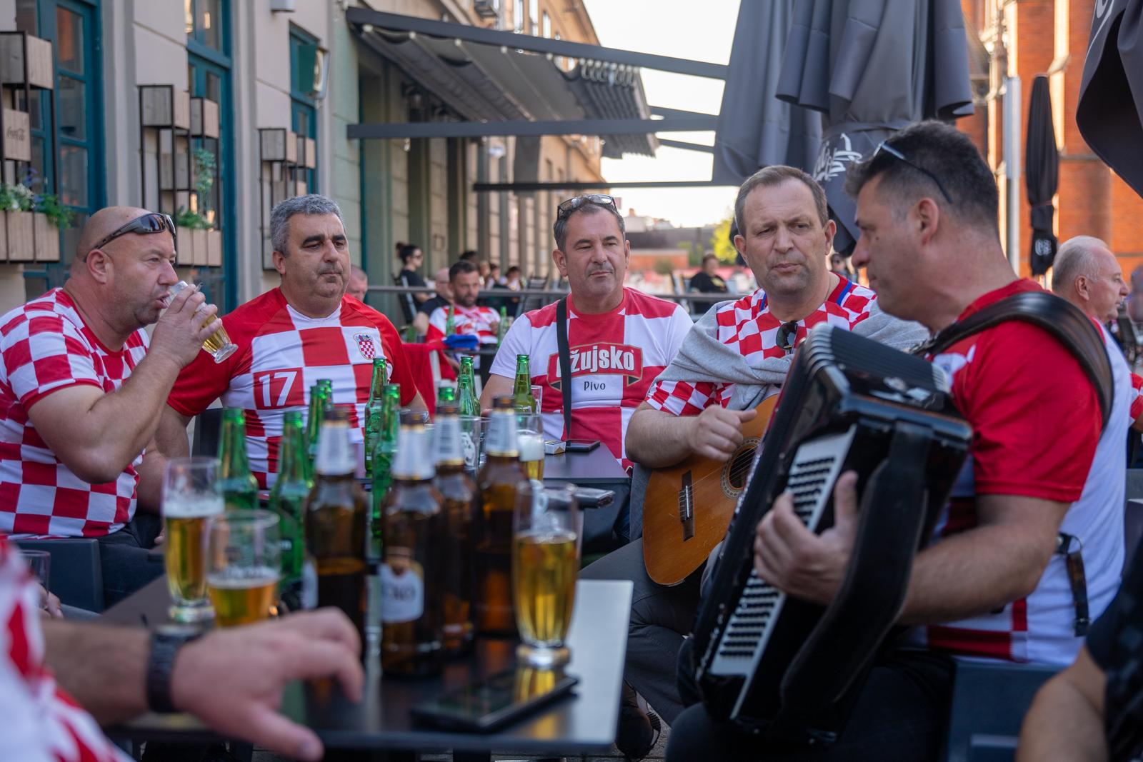 Navijači u središtu Osijeka