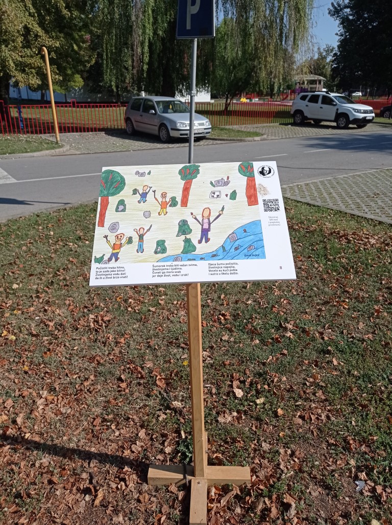 Slikovnica na otvorenom u Belišću