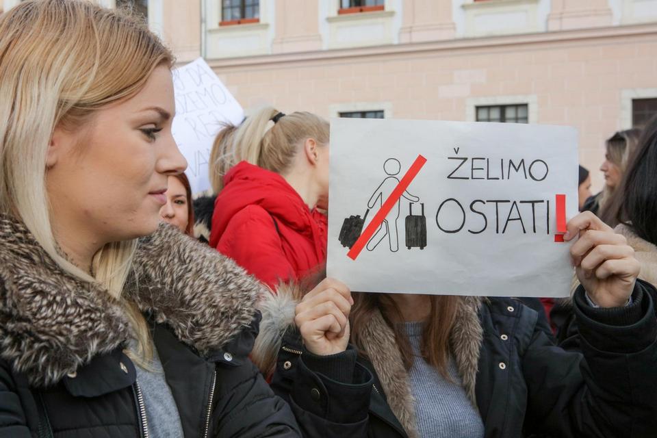 Prosvjedovali studenti Socijalnog rada, traže diplomski studij