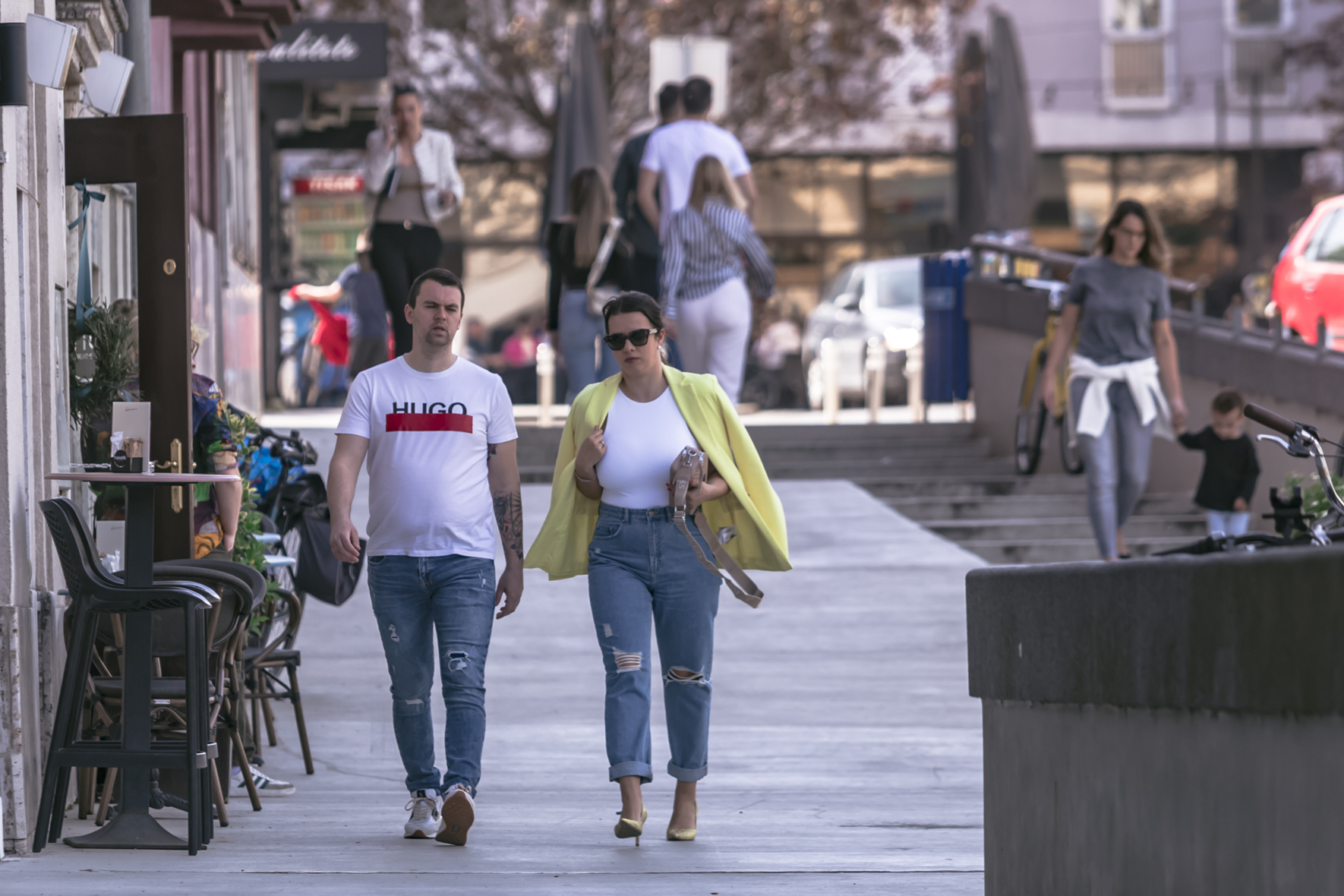 Sunčana subota u središtu Osijeka