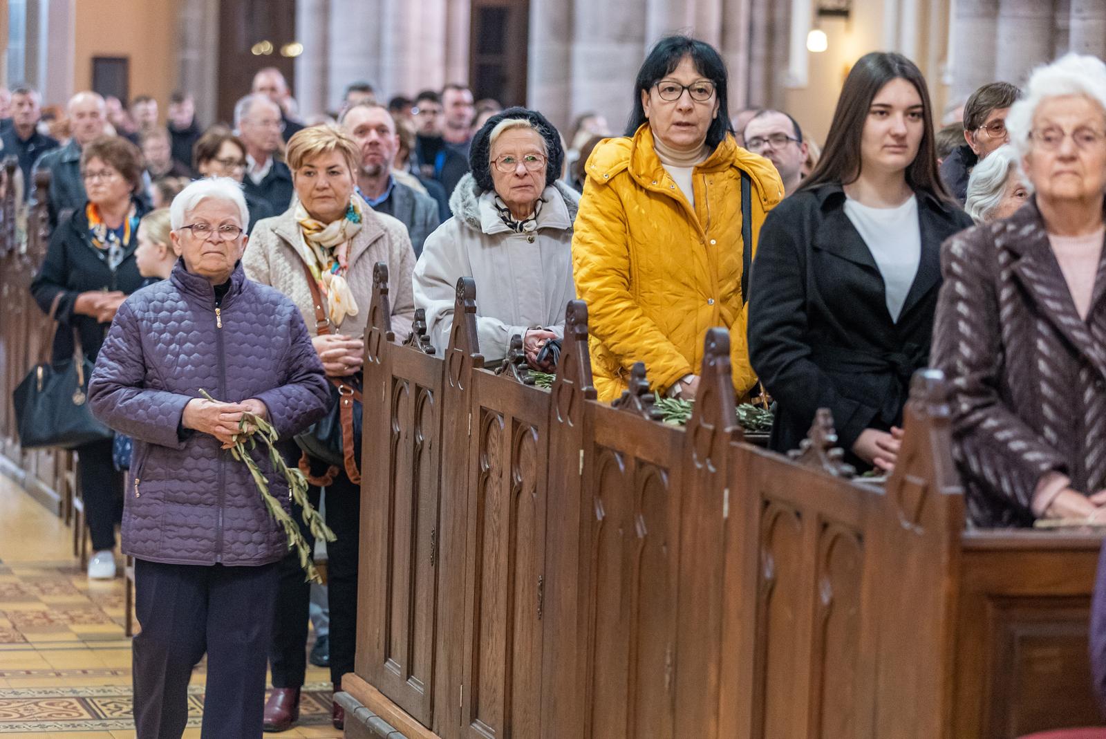 Cvjetnica u osječkoj konkatedrali